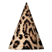 Leopard Design Pattern: Wilde Eleganz. Partyhütchen (Links)