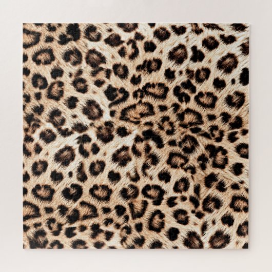 Leopard Design Pattern: Wilde Eleganz. Puzzle (Horizontal)