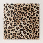 Leopard Design Pattern: Wilde Eleganz. Puzzle<br><div class="desc">Leopardendesign Roaring Mode mit einem wilden Leopardendekor. Leopard-Chic! Ein wildes und trendiges Muster: Leopard,  Pelz,  Muster,  Haut,  Textur,  Tier,  Illustration,  abstrakt,  Stoff,  Afrika,  Hintergrund,  Dekoration,  Dekoration,  Mode,  Natur,  Katze,  Schwarz,  Dschungel,  Textil,  Wildtiere,  Safari</div>