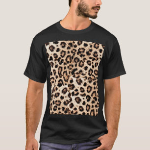 Leopard Design Pattern: Wilde Eleganz. T-Shirt