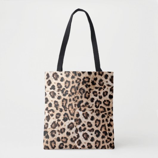 Leopard Design Pattern: Wilde Eleganz. Tasche (Vorderseite)