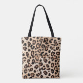 Leopard Design Pattern: Wilde Eleganz. Tasche (Rückseite)
