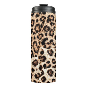 Leopard Design Pattern: Wilde Eleganz. Thermosbecher