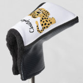 Leopard Design Personalised Golf Headcover (3/4 Vorderseite)