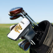 Leopard Design Personalised Golf Headcover (In Situ)