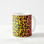 Leopard Design-Tasse Kaffeetasse (VorderseiteRechts)