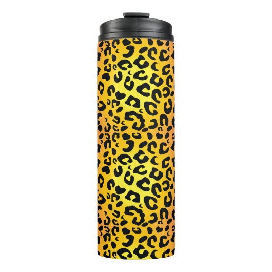 Leopard Design Thermal Tumbler Thermosbecher (Vorderseite)