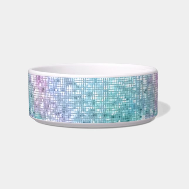LEOPARD Disco funkeln THEME PET BOWL Napf (Vorderseite)