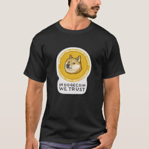 Leopard Doge Muskuläre Dogecoin Meme Kryptowährung T-Shirt