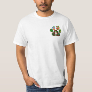 Leopard Dose Paw für Frauen Männer Kinder T-Shirt