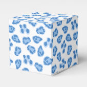 Leopard Dot in Blue Porcelain Geschenkschachtel (Vorderseite)