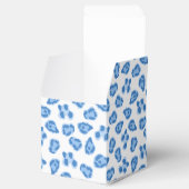 Leopard Dot in Blue Porcelain Geschenkschachtel (Geöffnet)