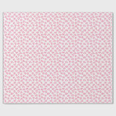 Leopard Dot in Pink Geschenkpapier (Flach)