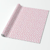 Leopard Dot in Pink Geschenkpapier (Ungerollt)