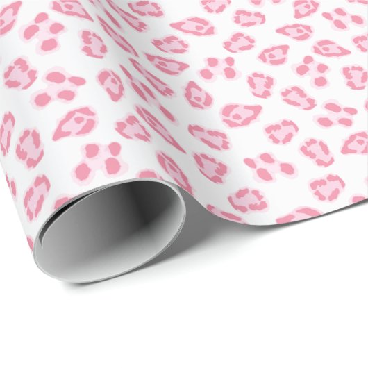 Leopard Dot in Pink Geschenkpapier (Rolleneckpunkt)