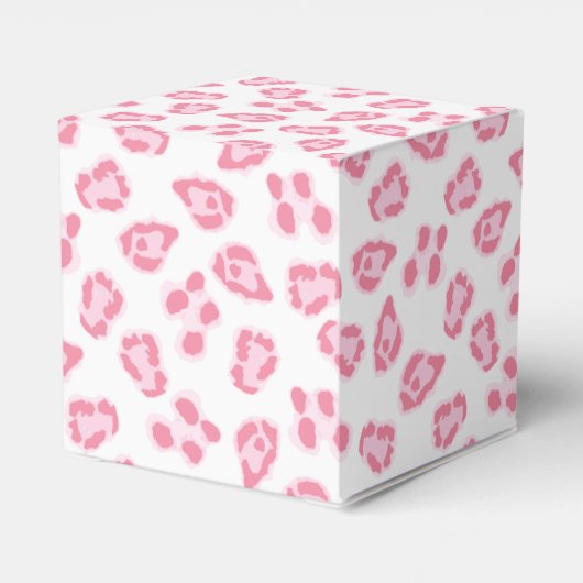 Leopard Dot in Pink Geschenkschachtel (Rückseite)