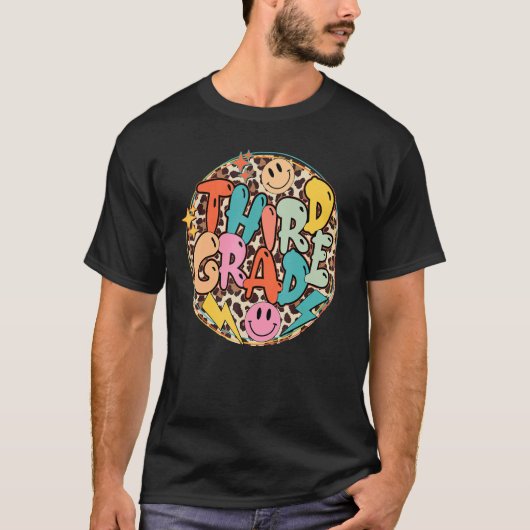 Leopard-Dozentin der dritten Klasse T-Shirt (Vorderseite)
