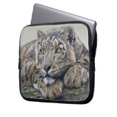 Leopard Dreaming Laptop Sleeve (Vorderseite Links)