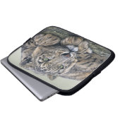 Leopard Dreaming Laptop Sleeve (Vorne Knopf)