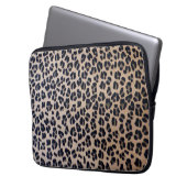 Leopard-Druck 13" Neopren-Laptop-Hülse Laptopschutzhülle (Vorderseite Links)