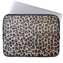 Leopard-Druck 13" Neopren-Laptop-Hülse