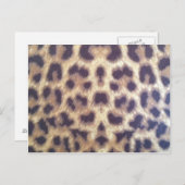 Leopard-Druck #36884 Postkarte (Vorne/Hinten)