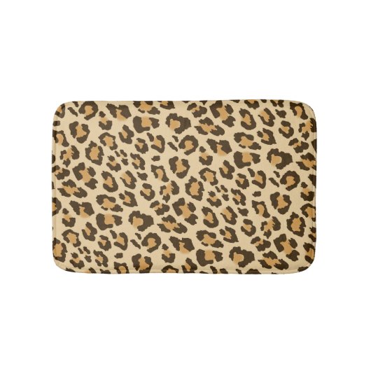 Leopard-Druck-Bad-Matte Badematte (Vorderseite)