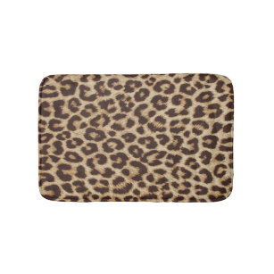 Leoparden Muster Badematten Zazzle De