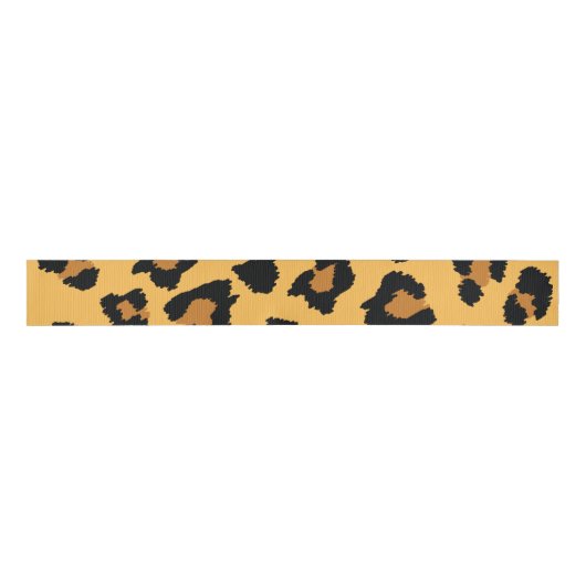 Leopard-Druck-Band Ripsband (Vorderseite)