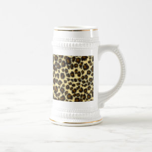 Leopard-Druck-Bier Stein Bierglas