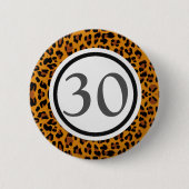 Leopard-Druck Button (Vorderseite)