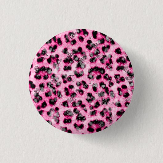 Leopard-Druck Button (Vorderseite)