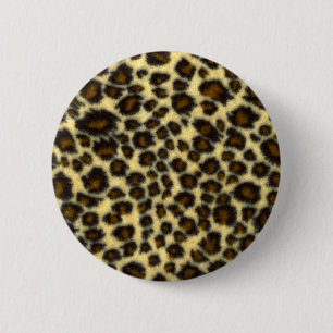 Leopard-Druck-Button Button