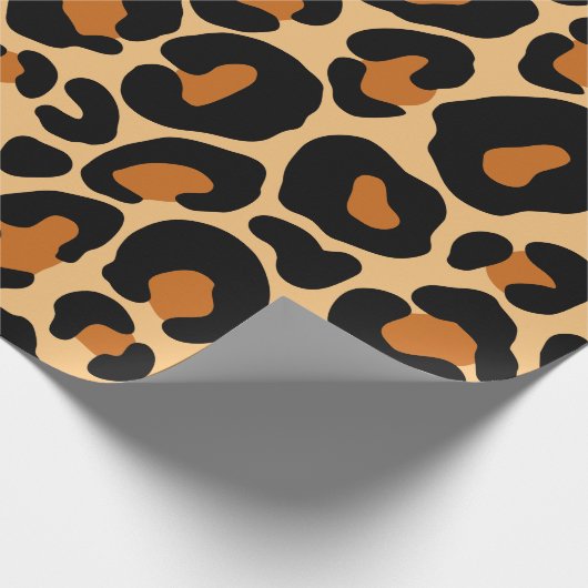 LEOPARD DRUCK,CHEETAH SEAMLESS PATTER JAGUAR GESCHENKPAPIER (Ecke)