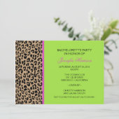 Leopard-Druck Einladung (Stehend Vorderseite)