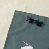 Leopard Druck erste Typografie rosa mädchenhaft mo Strandtuch (Beispiel)