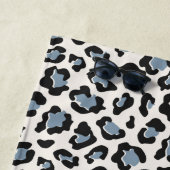 Leopard Druck Ersttypografie Blau Moderne Strandtuch (Beispiel)