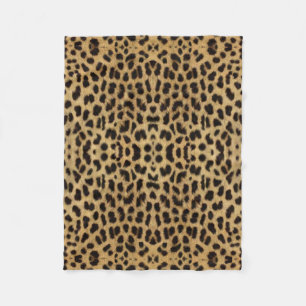 Leopard-Druck-Fleece-Decke Fleecedecke