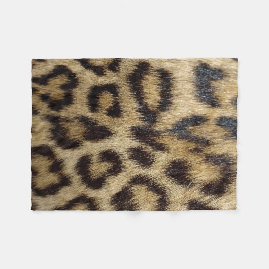 Leopard-Druck Fleecedecke (Vorderseite (Horizontal))