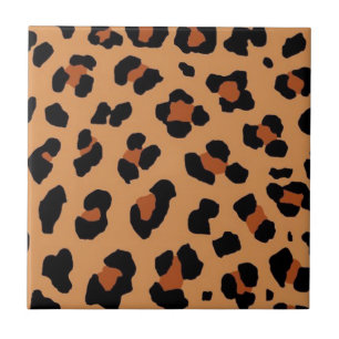 Leopard-Druck Fliese