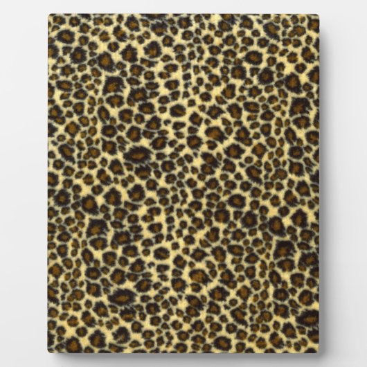 Leopard-Druck-Foto-Plakette Fotoplatte (Vorderseite)