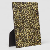 Leopard-Druck-Foto-Plakette Fotoplatte (Seite)