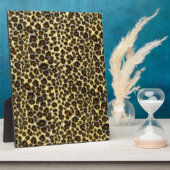 Leopard-Druck-Foto-Plakette Fotoplatte (Seite)