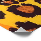 Leopard Druck für die beste Schwester Poster (Ecke)