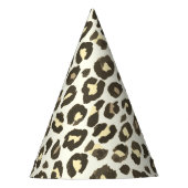 Leopard-Druck Gepard Partyhütchen (Vorderseite)