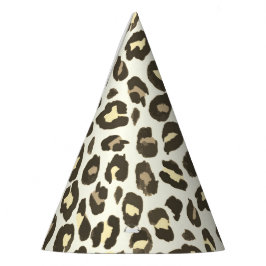 Leopard-Druck Gepard Partyhütchen