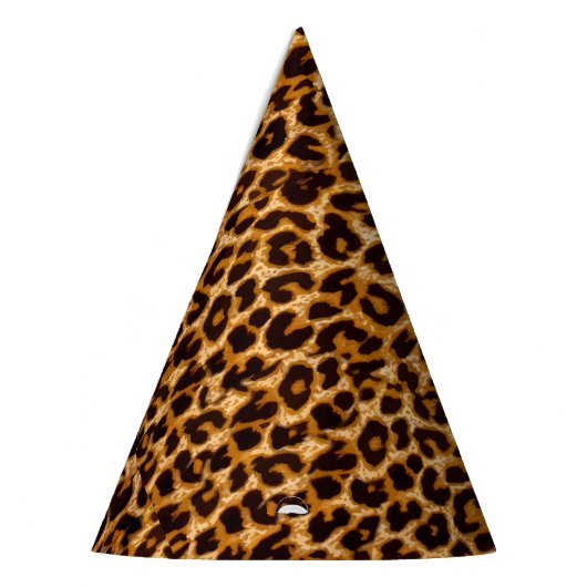 Leopard-Druck Gepard Partyhütchen (Links)