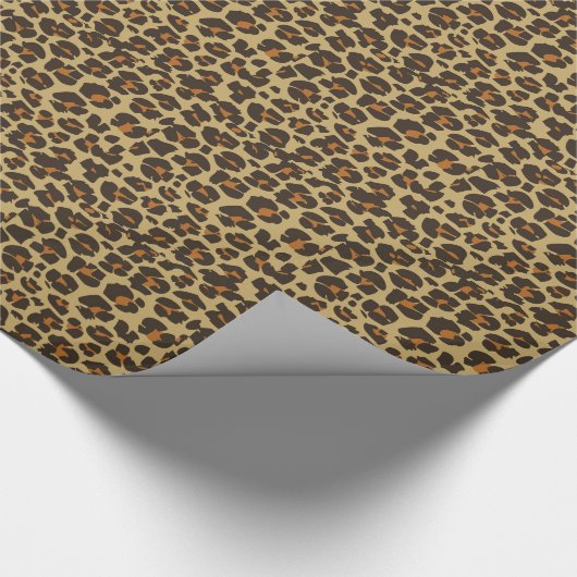 Leopard-Druck Geschenkpapier (Ecke)