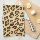 Leopard-Druck-Geschirrtuch Handtuch (Viertel Falte)
