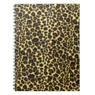 Leopard-Druck-gewundenes Notizbuch Notizblock